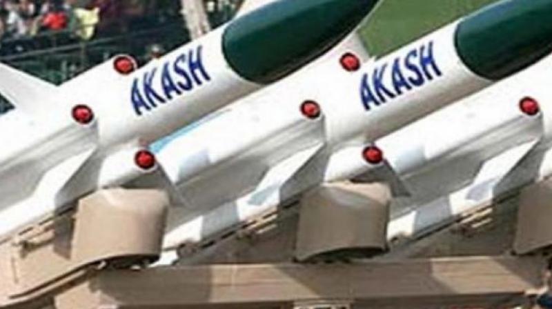 Akash missiles. (Photo: File)