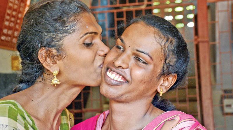 Tharika Banu, a student of Perunthalaivar Kamarajar Government Girls Higher Secondary School in Ambattur, becomes first transgender from Tamil Nadu to clear plus-2 examinations. (Photo: DC)