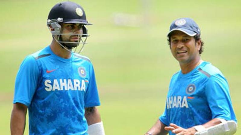 For few cricket fans the current Indian captain is a better batsman than the Master Blaster, while few believe that the achievements of Tendulkar can never be repeated. (Photo: PTI)