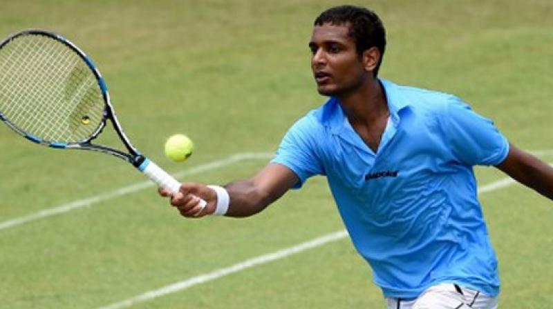 Ramkumar took the first set 7-6. However, after winning the first set, he went down in the next two sets. The final score was 7-6 (7-0), 3-6, 6-7 (6-8) in a match that lasted two hour and 43 minutes.(Photo: AFP)