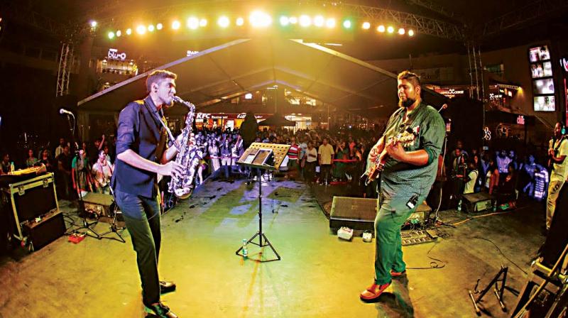 The band does popular songs, Bollywood, mainly, apart from a smattering of English songs as well. (Photo: Dc)