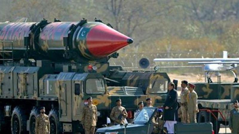 Pakistans nuclear weapons on display (Photo: PTI)