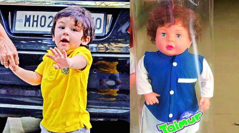 Taimur Ali Khan and his doll