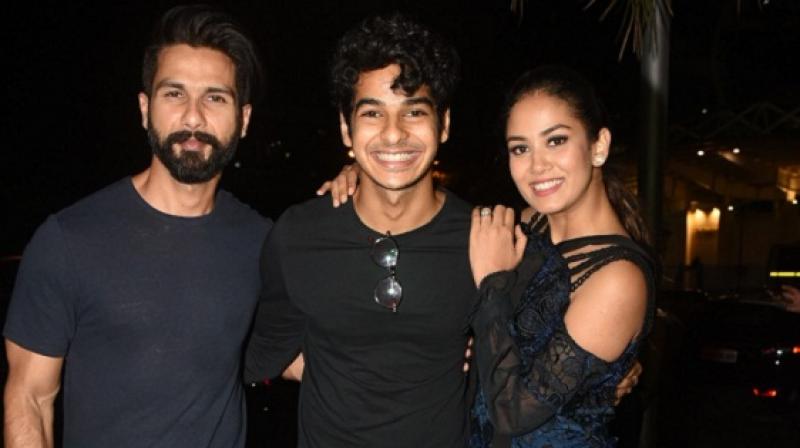 On being quizzed if he looks at Shahid as competition, Ishaan smiles and says,  Shahid is a paternal figure to me. Hes almost like a teacher.