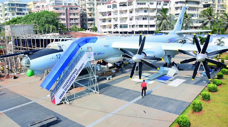 TU-142 aircraft museum is set for inauguration. President Kovind will inaugurate the museum on Thursday.	(Photo: DC)