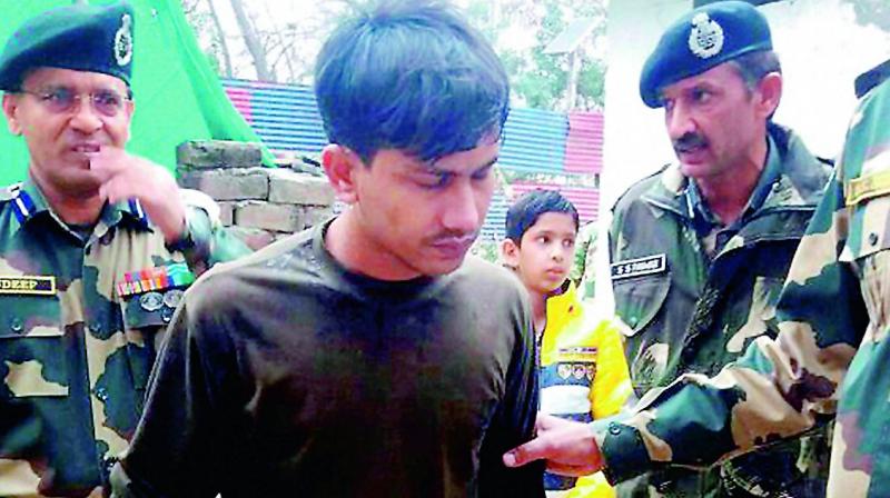 Chandu Babulal Chavan, 22, returned through the land transit route of Attari-Wagah border.