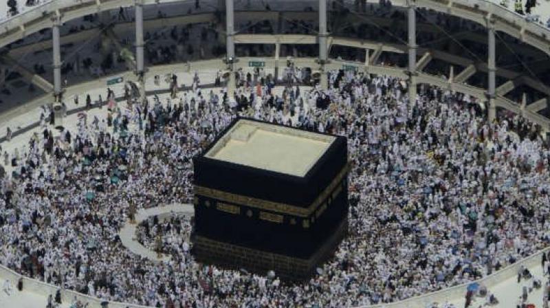 Those selected persons who had paid their first installment towards Haj expenses should now pay the second installment as per their category of accommodation in Saudi Arabia, executive officer of the Telangana State Haj Committee said  (Photo: AFP)