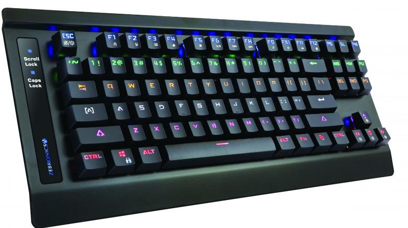 The keyboard is mounted on a sturdy metal body with good rubber grips  the whole thing weighs just over 1 kg.