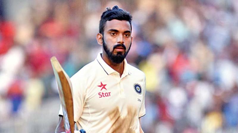 Indian opener K.L. Rahul missed his double century by one run during the third day of the fifth and final Test at the MAC Stadium in Chennai. (Photo: E.K. Sanjay)