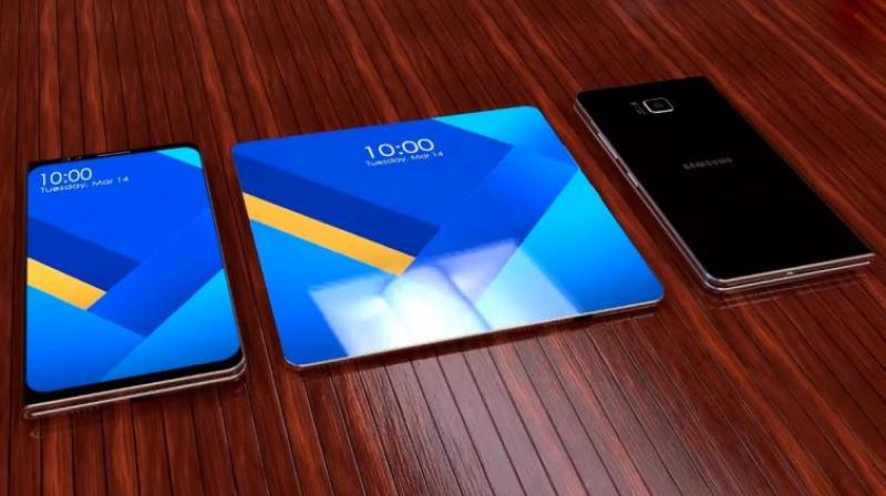 Samsungss foldable flagship Galaxy X phone is expected to go official in the initial months of 2019 alongside the Galaxy S10.