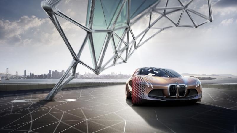 BMWS VISION NEXT 100 previews what the ultimate driving machine of 2116 will look like.