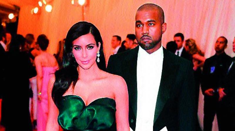 Kim Kardashian and Kanye West