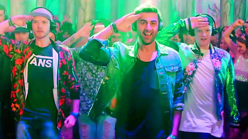 Partying in peace: A still from The Breakup Song in Ae Dil Hai Mushkil