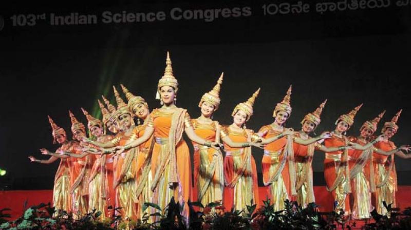 A cultural programme at the Indian Science Congress in Mysuru in January