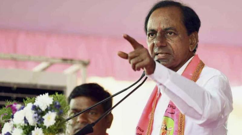 KCR loses cool, snaps at man who questioned status of Muslim quota