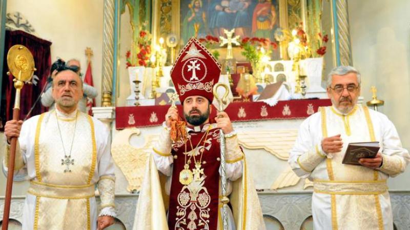 The Armenian Orthodox Christians celebrate Christmas today on January 6 while the rest of the Christian world celebrates the arrival of three wise Kings at the stable to pay their homage to Child Jesus.(Photo courtesy: syrianfreepress.wordpress.com)