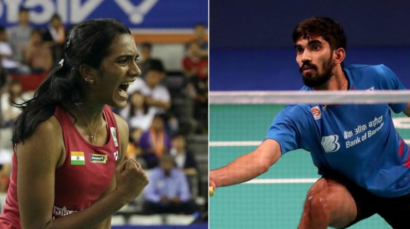 According to the draw made in Jakarta on Tuesday, Sindhu faces Taiwanese Pai Yu Po in the first round, while Srikanth, who won four Superseries titles last year, will face Japans Kenta Nishimoto in his campaign opener. (Photo: PTI)