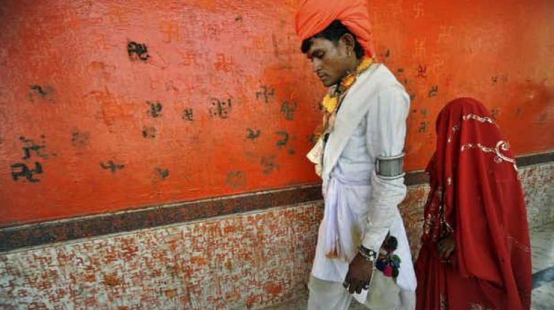 The Supreme Court also referred to a National Family Health Survey report revealing that 26.8 per cent women were married before 18 years. (Photo: AP/Representat)