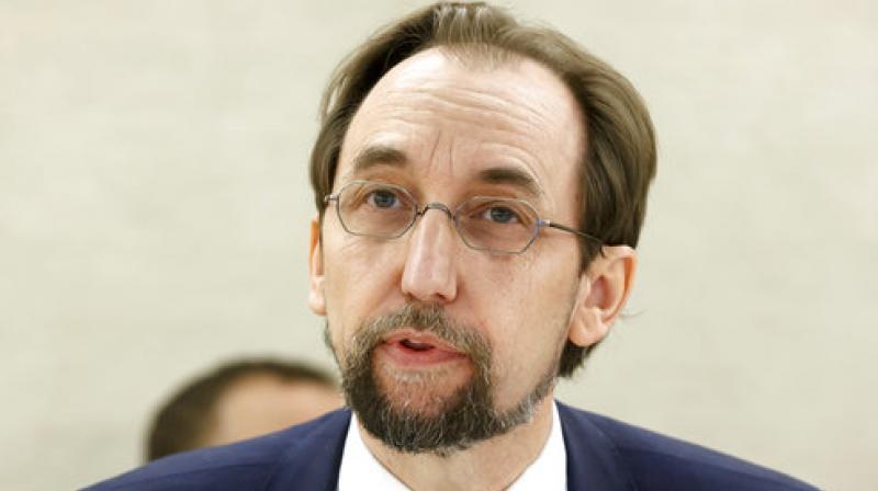 In an address to the UNs top rights body, Zeid said that his office had been refused access to the country. (Photo: AP)