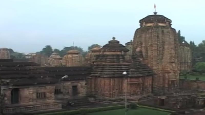 Lord Shri Lingaraj Temple in Bhubaneswar. (Photo: Videograb)