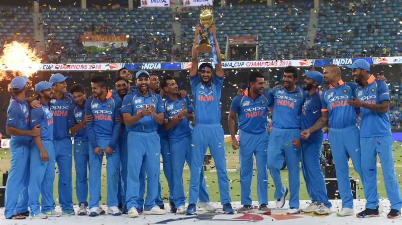 Even without batting star and regular captain Virat Kohli, India powered their way to the Asia Cup title in Dubai, outlasting Bangladesh by three wickets off the last ball in the final. (Photo: AFP)