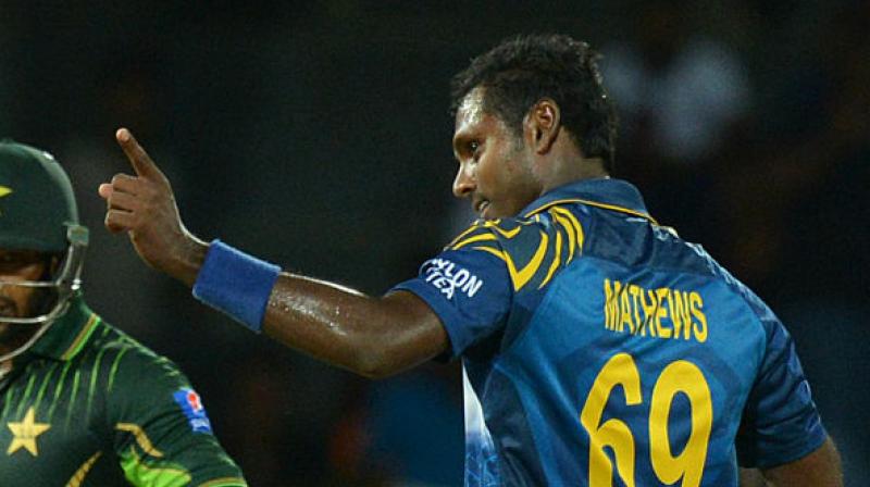 Angelo Mathews he was \very happy\ with the squad chosen for the tournament and hopeful of making a good impression. (Photo: AFP)