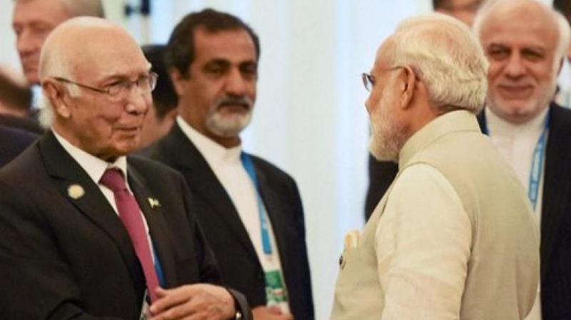 He said bilateral issues should not cloud forums like the Heart of Asia, replying to a question on Pakistan supporting terror groups operating from its soil. (Photo: PTI)
