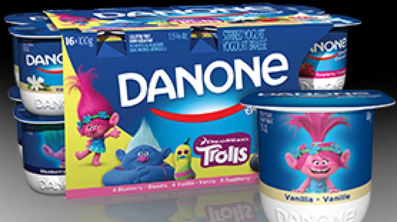 Danone is French dairy major.
