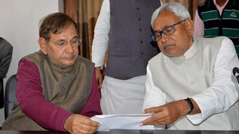 Controversy broke out after Sharad Yadav on Thursday declared in Patna that he was still with the Grand Alliance of the RJD and Congress. (Photo: PTI)