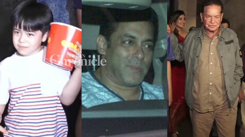 Salman Khan hosts a screening of Tubelight for his father and co-star