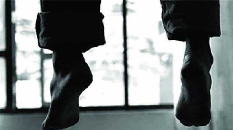 A tense situation prevailed at Vajrakarur Police Station on Monday, after a man was found hanging from a tree a few metres away from the police station. (Representational image)