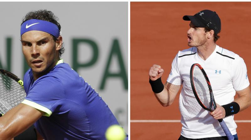 If both Rafael Nadal and Andy Murray win their respective semi-finals, they will meet in the final on Sunday.