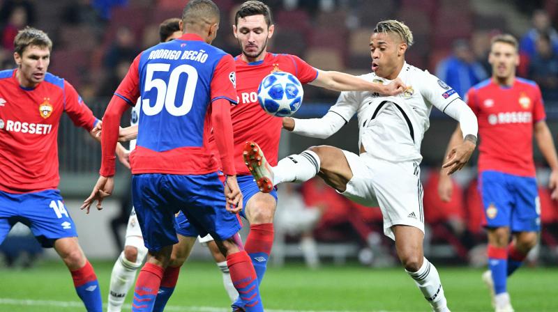 Champions League holders Real Madrid slumped to a rare defeat in the competition as they went down 1-0 away to CSKA Moscow. (Photo: AFP)