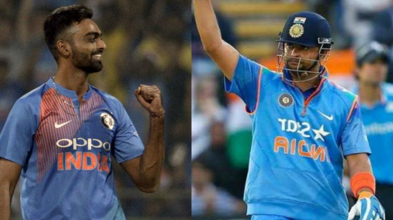 Both Jaydev Unadkat and Suresh Raina have got a place in India squad for the T20 series against South Africa. (Photo: AP)