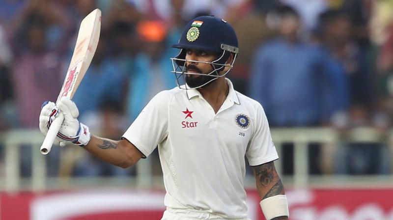 Starting the five-match series against England in 15th position, Indian Test skipper Virat Kohli has risen at a fast pace, scoring 405 runs in three Tests. (Photo: AP)