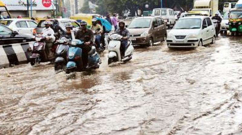 Even national highways passing through the city are badly damaged with sinkholes and washed out bitumen. (Representational Image)