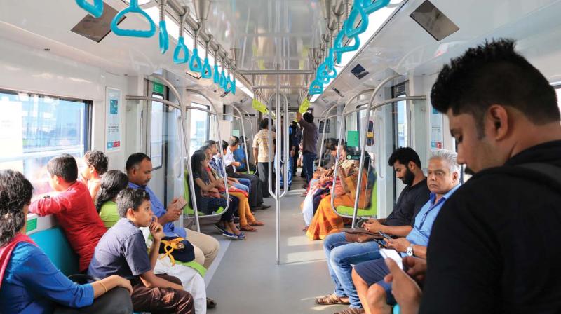 Lives of daily commuters have taken a turn for the better with the arriving of Metro. (File pic)