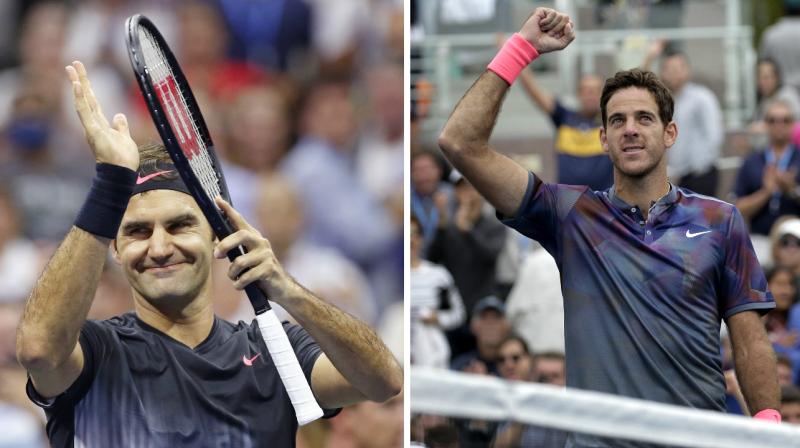 Roger Federer has a 16-5 advantage over Juan Martin del Potro but they have split their last six meetings. (Photo: AP)
