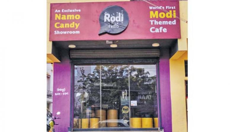 The cafe, earlier called Rodi Restro, in Kovilpatti, Thoothukudi district,  has been functioning since 2017 but the interiors were recently Modi-fied to fit the NaMo theme.