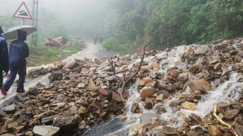 The deluge and landslides left the crucial Shiradi Ghat road between Bengaluru and Mangaluru blocked.