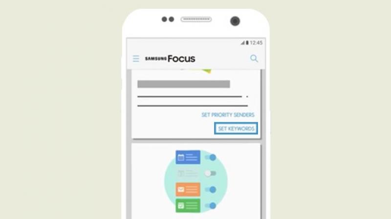 Described by the company as being an all-in-one productivity app, the Samsung Focus seeks to be the one-stop-shop for emails, calendars, contacts and many more information.