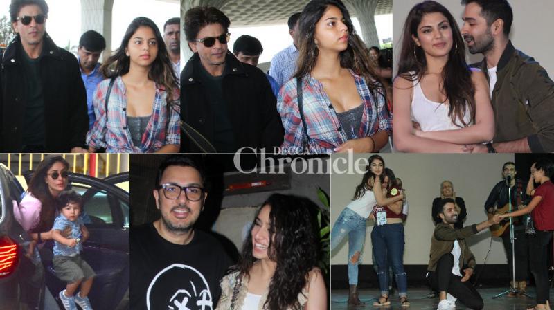 Suhana ups glam quotient, giggly Shraddha, musical Jalebi, others clicked