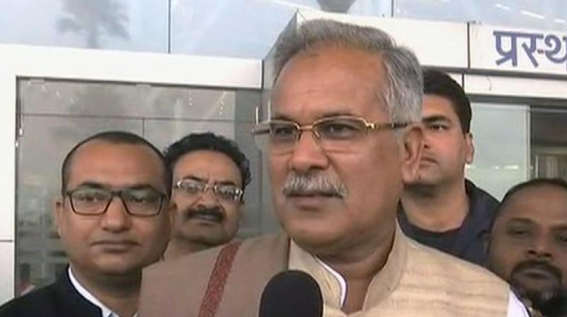 Baghel has been Chhattisgarh president of the Congress for the last five years and took Raman Singh-led BJP government head-on in the recently concluded elections. (Photo: ANI)