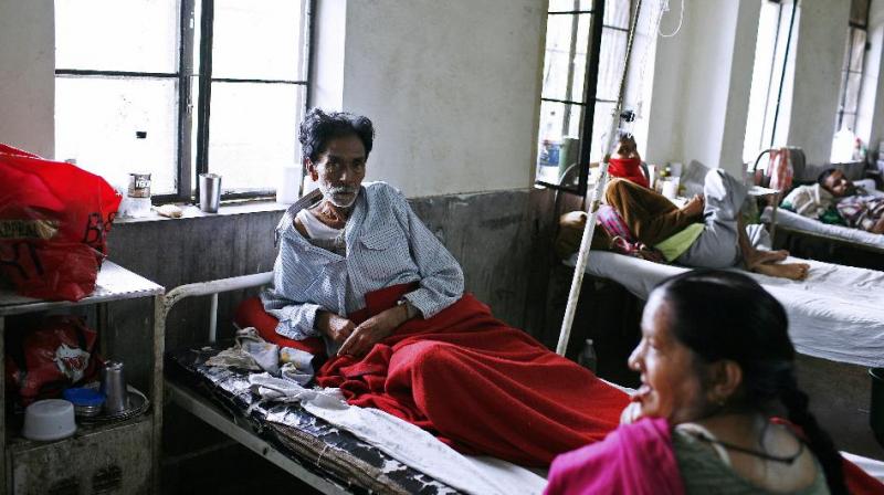 Living with someone with TB accounted for most of the acquired cases (Photo: AFP)