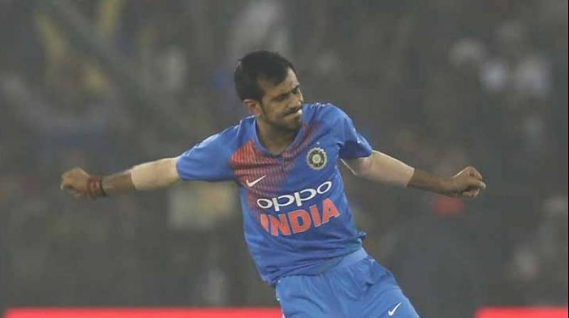With 19 wickets to his name in the calendar year, Chahal has surpassed Rashid Khan and Kesrick Williams to grab the top spot.(Photo: PTI)
