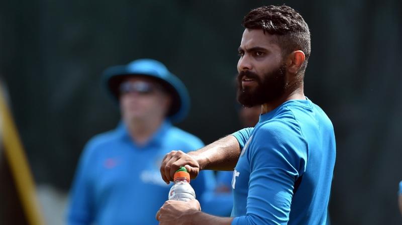 Ravindra Jadeja is currently with the national squad in West Indies for the limited-overs series, comprising of five ODIs and a lone T20I. (Photo: AFP)
