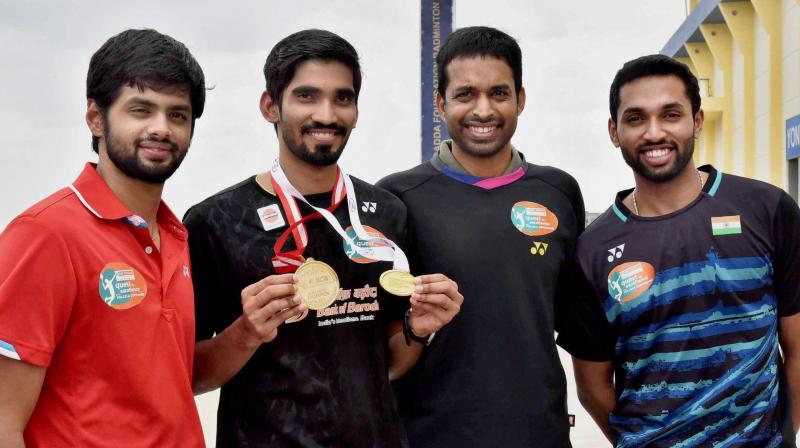 Kidambi Srikanth, B Sai Praneeth, and HS Prannoy have dished out some tremendous performances, taking the world of badminton by storm. (Photo: PTI)