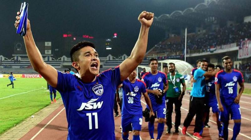 Sunil Chhetri has already spent four seasons at Bengaluru FC. (Photo: PTI)