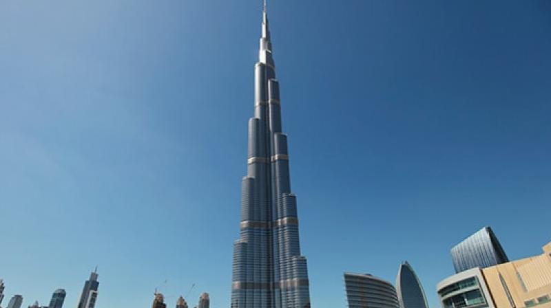 Burj Khalifa, one of the tourist attractions in Dubai.