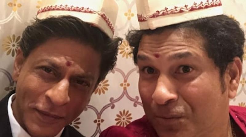 The selfie posted by Sachin Tendulkar on Instagram.